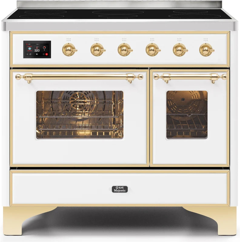 White Induction Range with Electric Oven Z4158