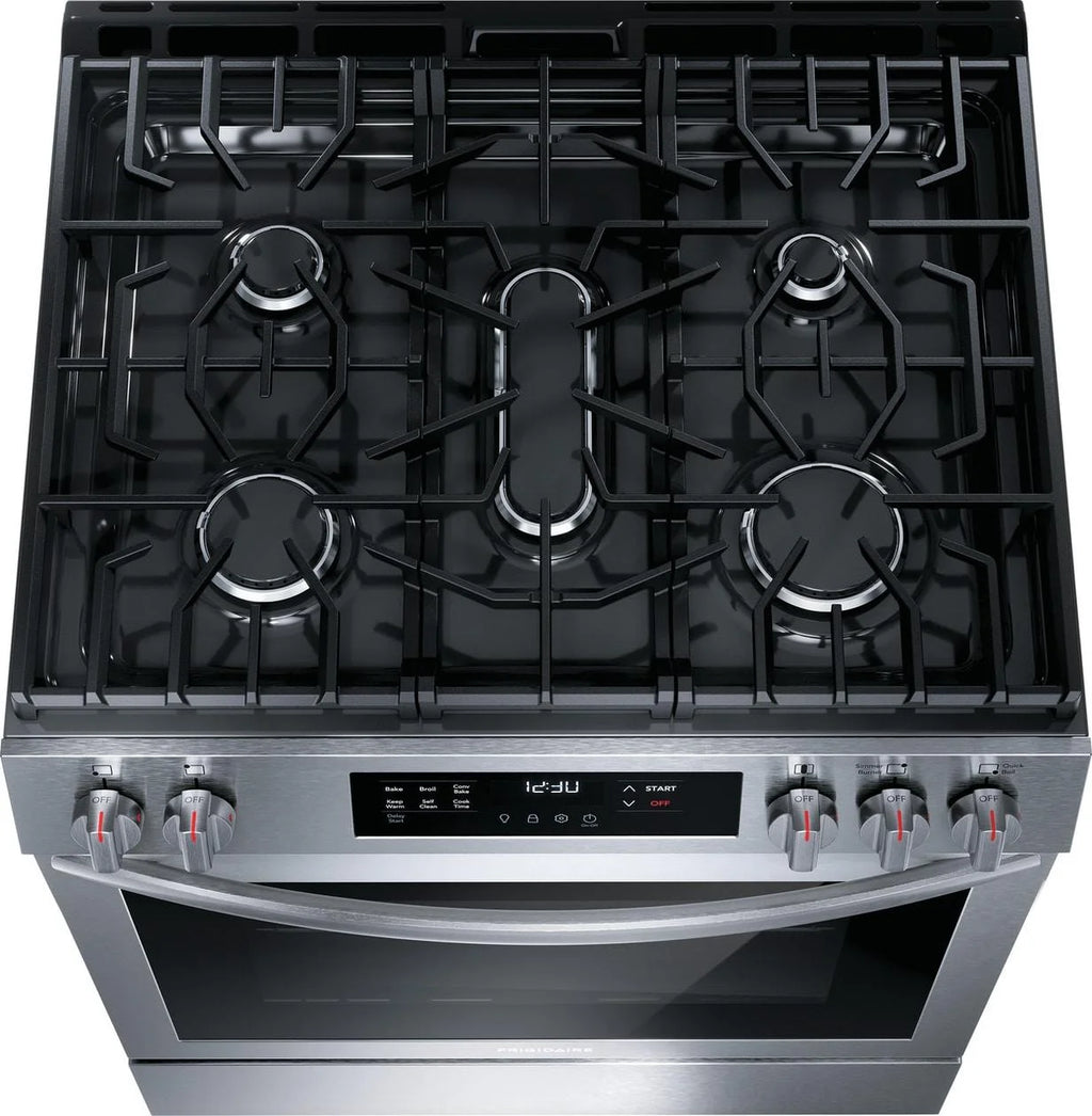 30" Front Control Gas Range with Convection Bake Y73359