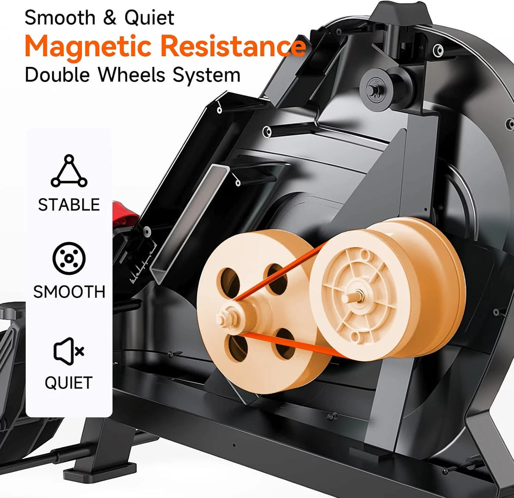 Foldable Magnetic Rowing Machine 350 LB Weight Capacity N26234