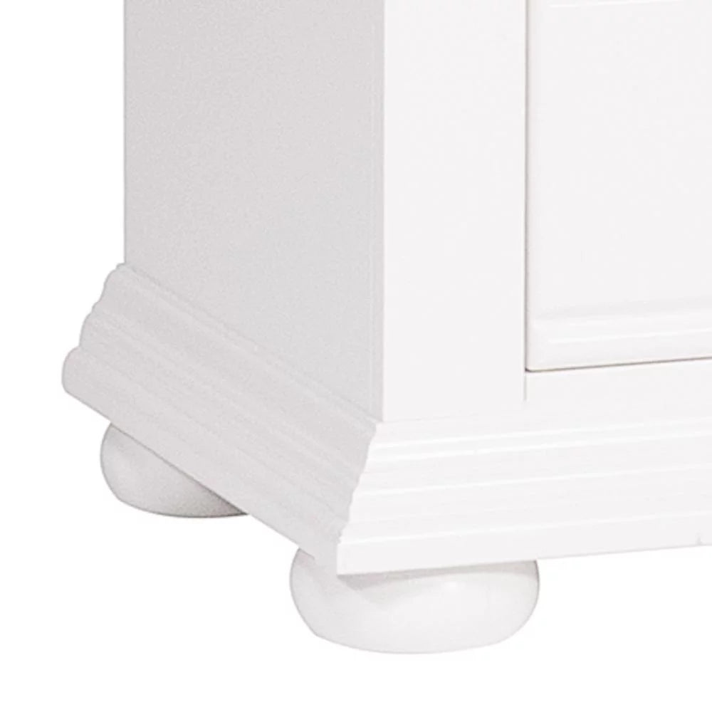 Media Chest, Oyster White Finish B103