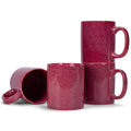 Ceramic Mugs Set of 4 Maraschino Red K66205