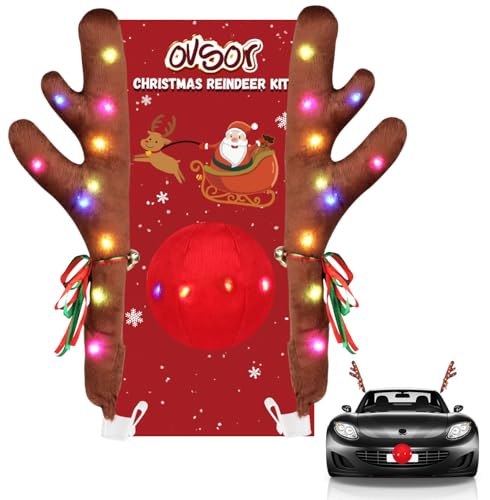 Christmas Reindeer Car Kit with LED B35441