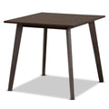 Dark Oak Square Wood Dining Table V454