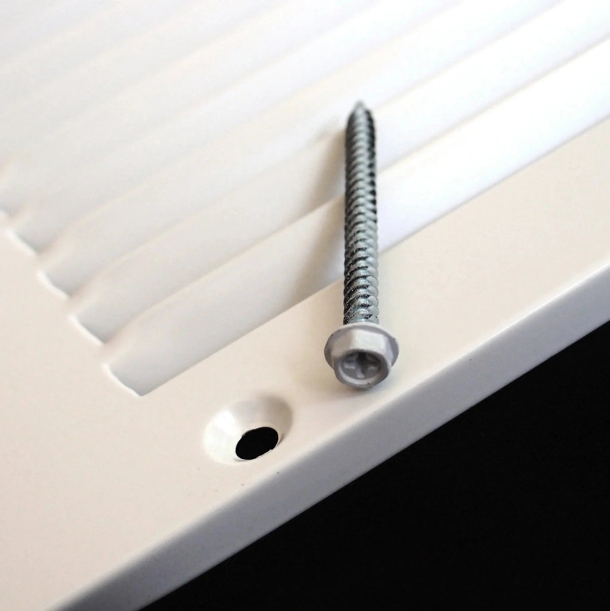 12"w X 24"h Steel Return Air Grilles - White H10207