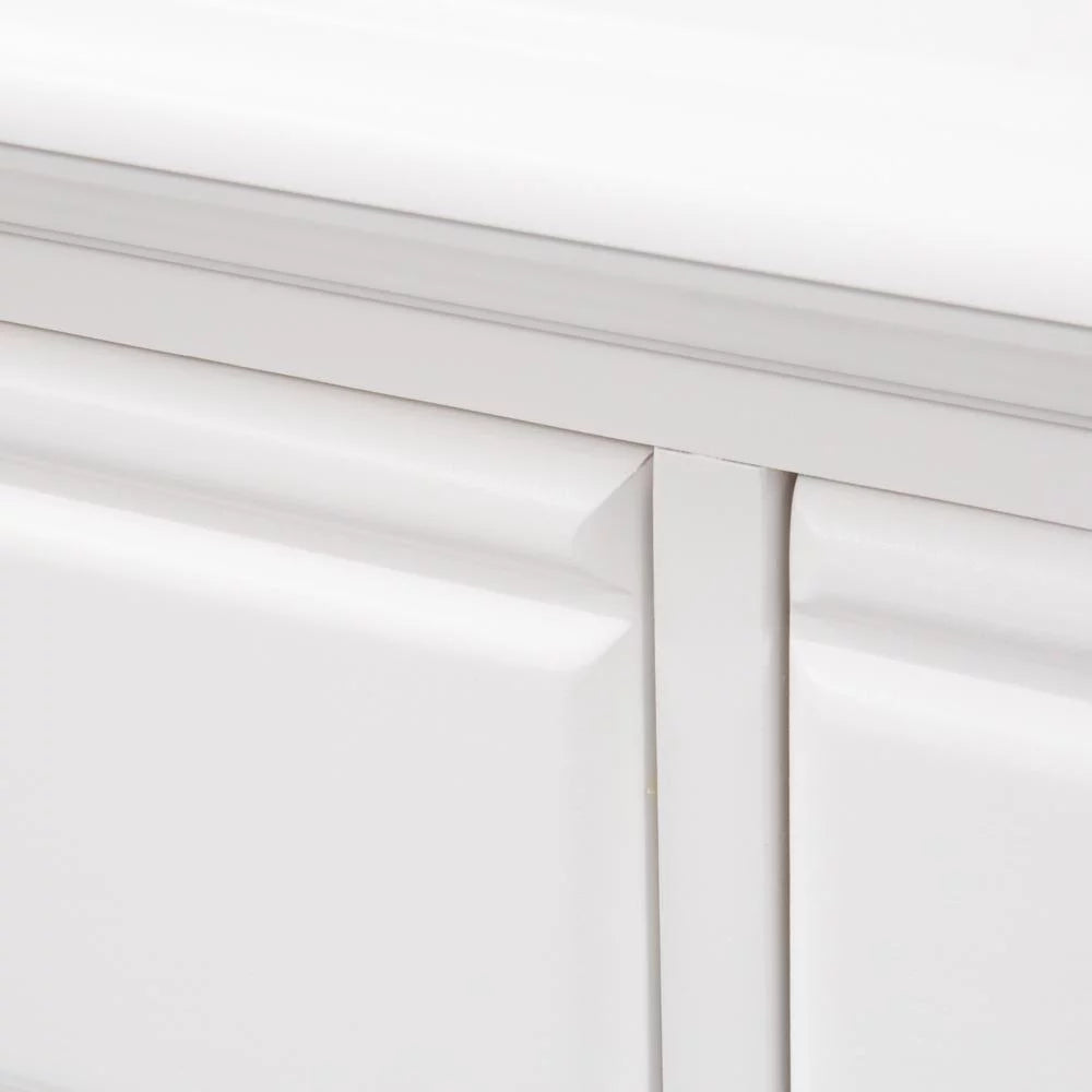 Media Chest, Oyster White Finish B103