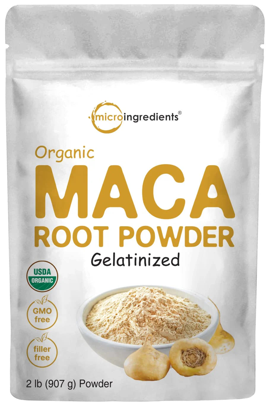 Organic Gelatinized Maca Root Powder 2 Pound W343414