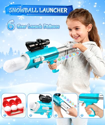 Snowball Maker with Snowball Launcher and Mesh Bag Y443