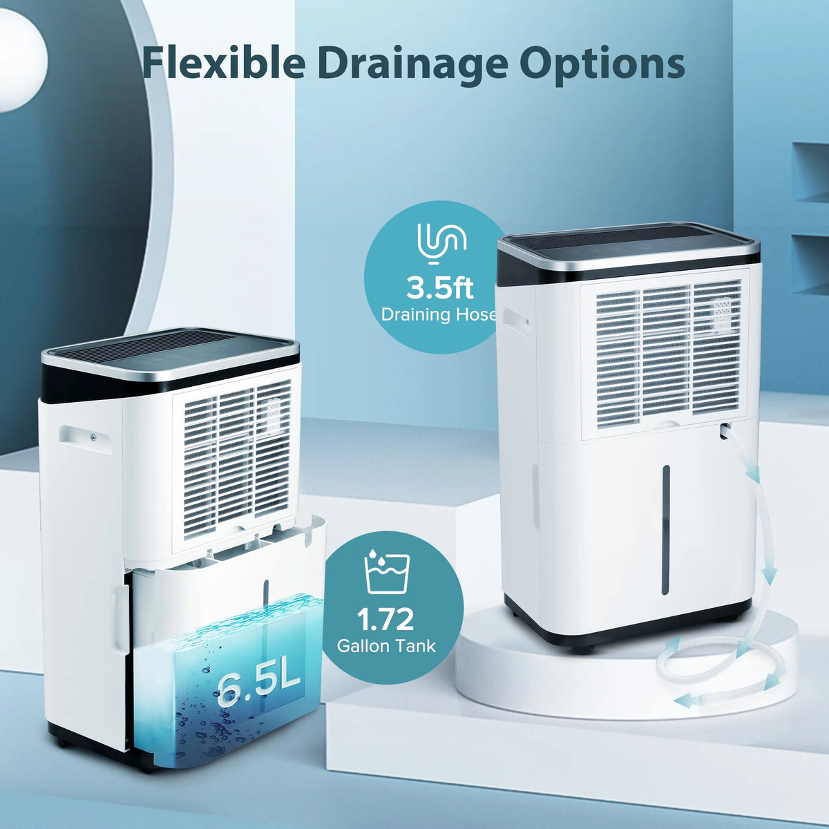 45 Pint Dehumidifier with Drain Hose X235777