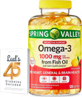 Omega-3 Fish Oil 1000 mg 120 Count Softgels L57928