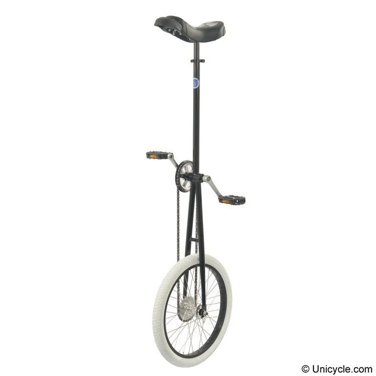 5' Giraffe Unicycle with White Tire F695