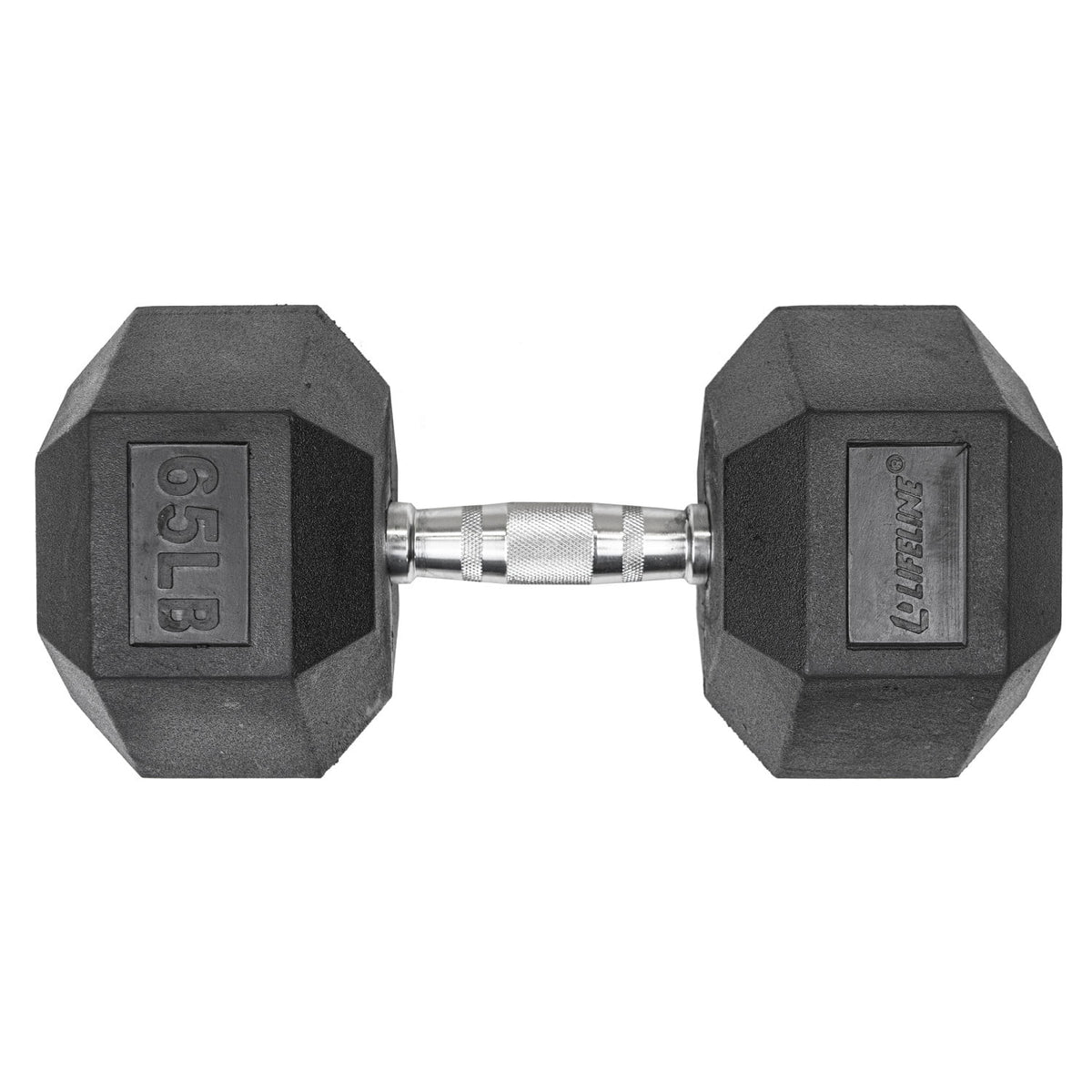 40 lbs Rubber Hex Dumbbell S15191