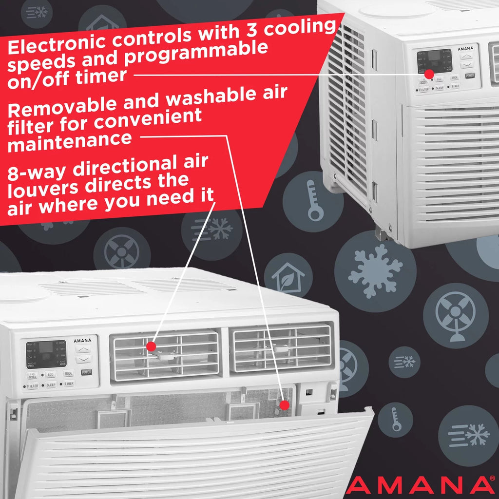 6,000 BTU Window Air Conditioner with Remote Control X165251