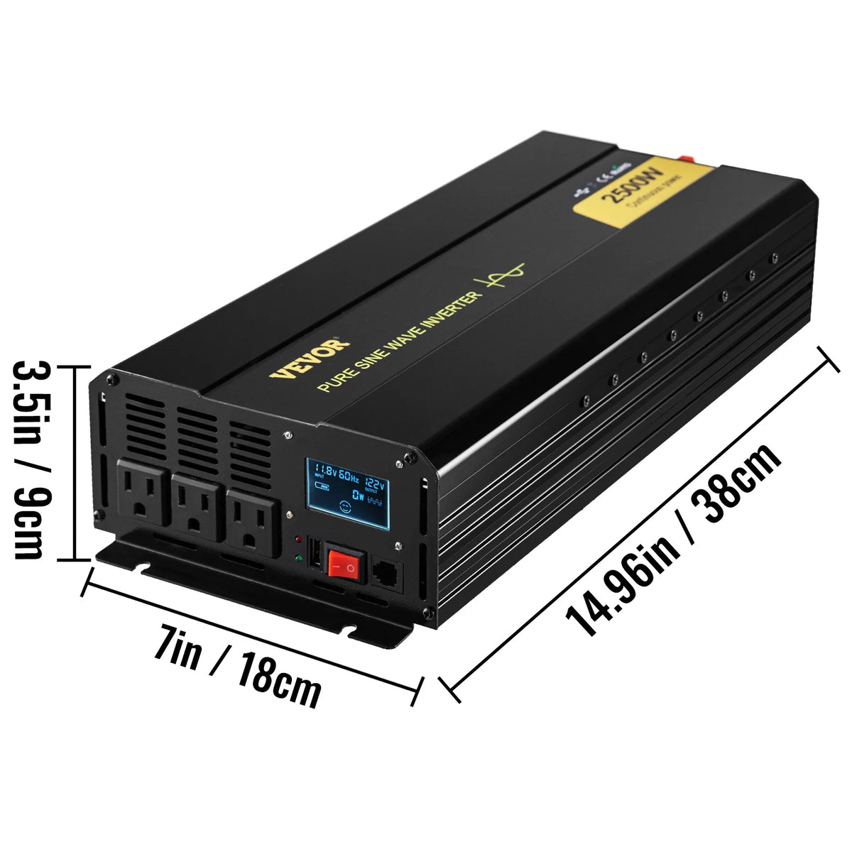 2500 W Pure Sine Wave Inverter O948857