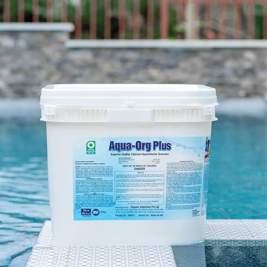 Granular Calcium Hypochlorite 65% Pool Shock 55 Pound F22124