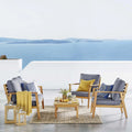 Natural Gray 4 Piece Outdoor Furniture Set T17528