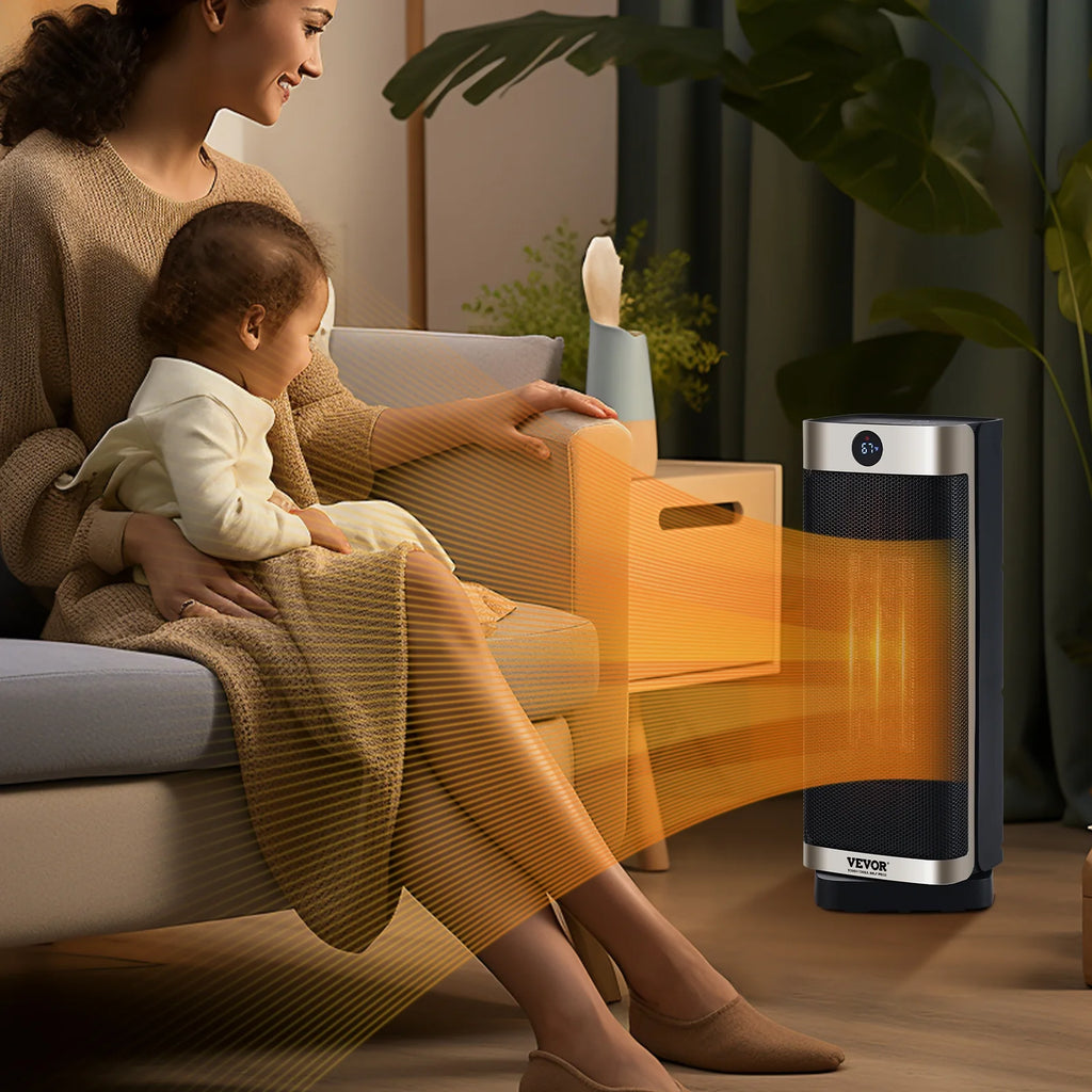 1500W Electric Fan Forced Portable Space Heater 16 in B963203