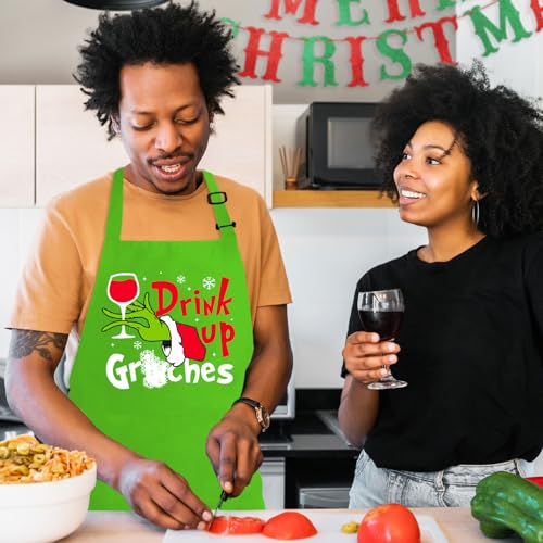 Christmas Baking Apron with 2 Pockets G145