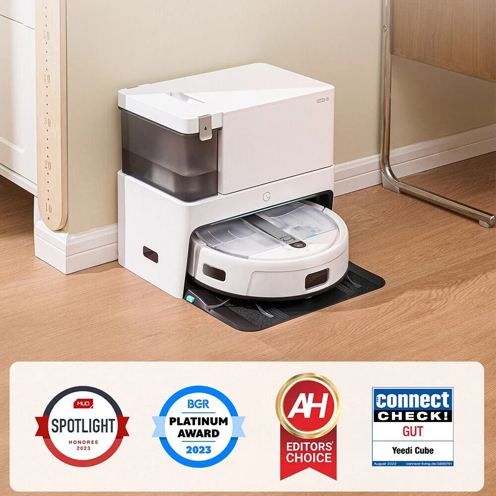Robot Vacuum And Mop Combo Self Emptying Self-Drying Q48770