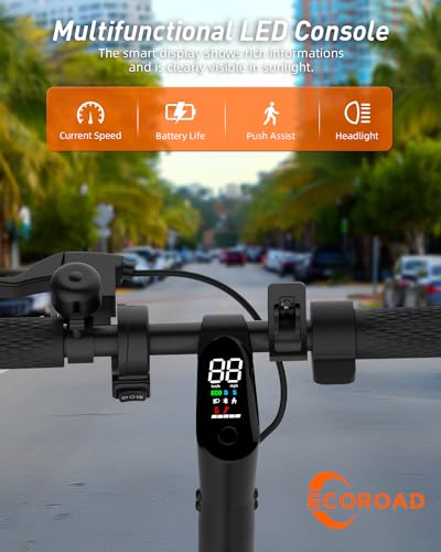 400W 19 MPH 15 Miles 8.5" Pneumatic Tires Foldable Electric Scooter A927