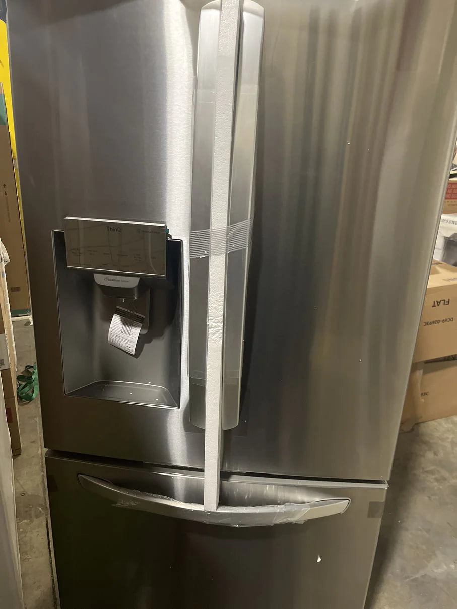 33 In. 25 Cu. Ft. Stainless-Steel French Door Refrigerator D825967