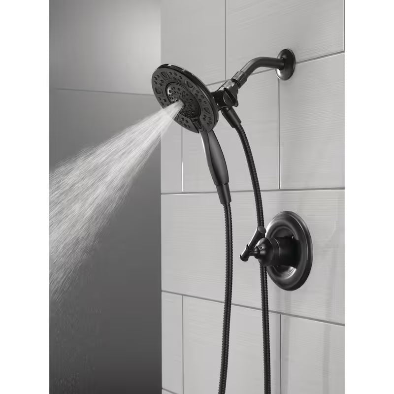 Single-Handle 4-Spray Shower Faucet 1.75 GPM Matte Black V68559