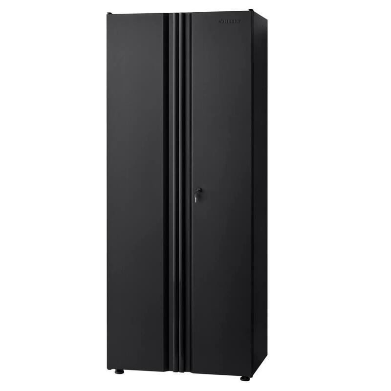 9 Piece Welded Steel Garage Storage System in Black Q254