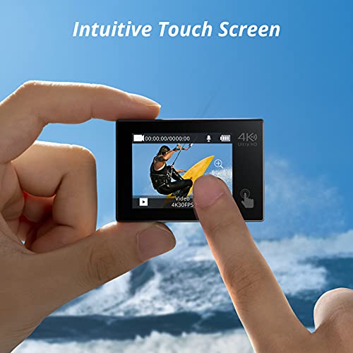 4K30 Action Camera with 256GB MicroSD U3 Card L358