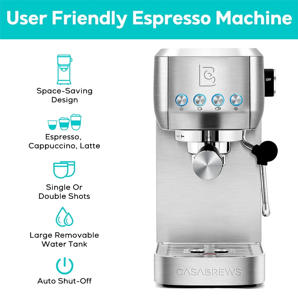 20 Bar Espresso Machine with Milk Frother F1693