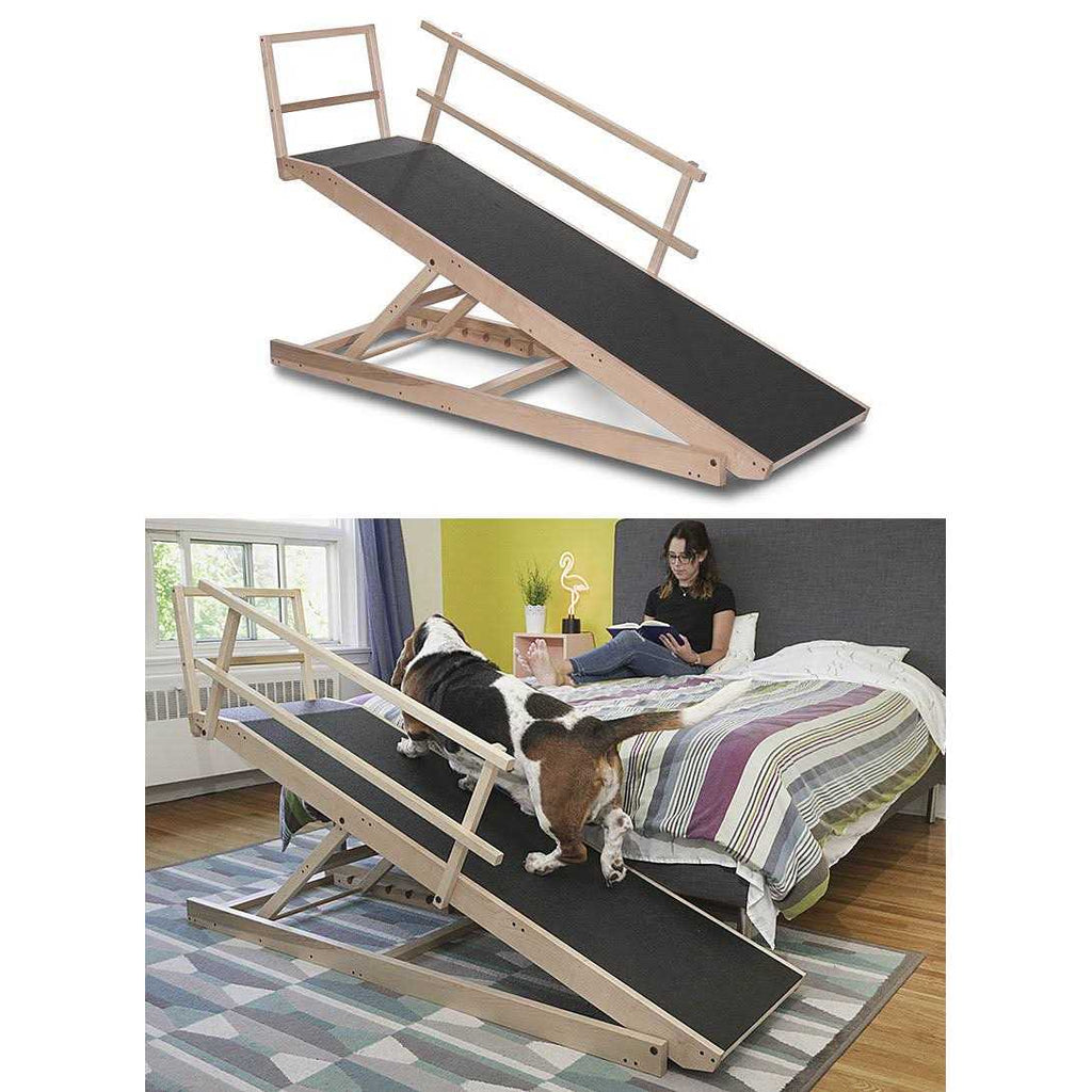 Large Adjustable Height Dog Bed Ramp P898