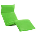 Green 5 Level Adjustable Oxford Fabric Folding Chaise Lounge Chair I8967