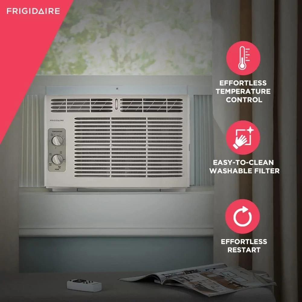 White 5000 BTU Window Air Conditioner Q836