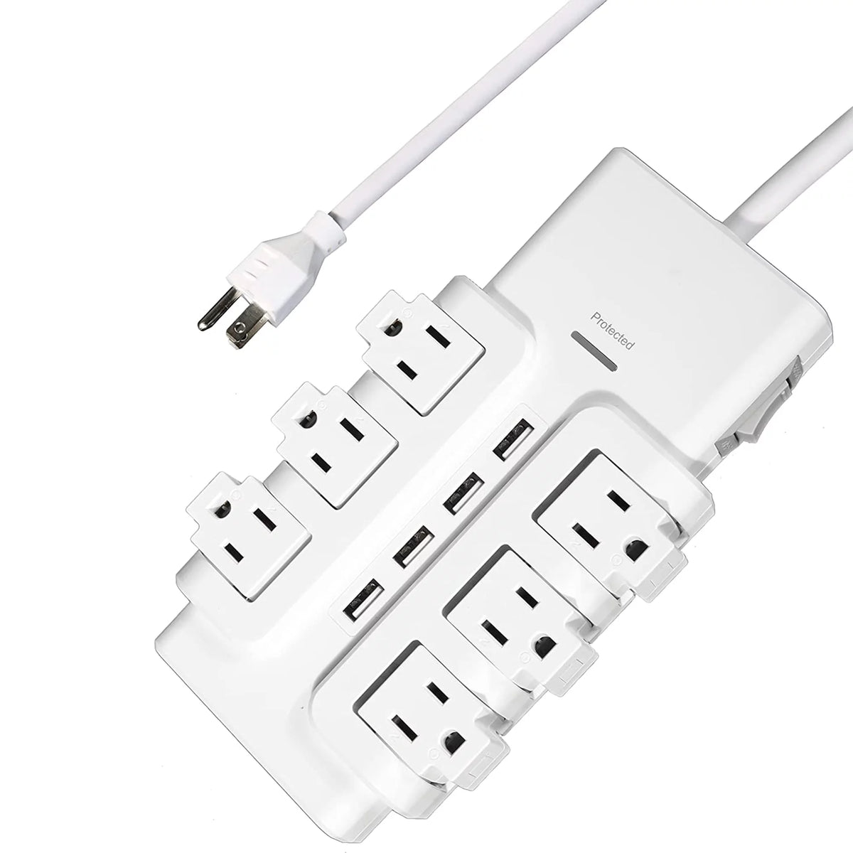 6 Outlet Surge Protector with 4 USB Ports X42540
