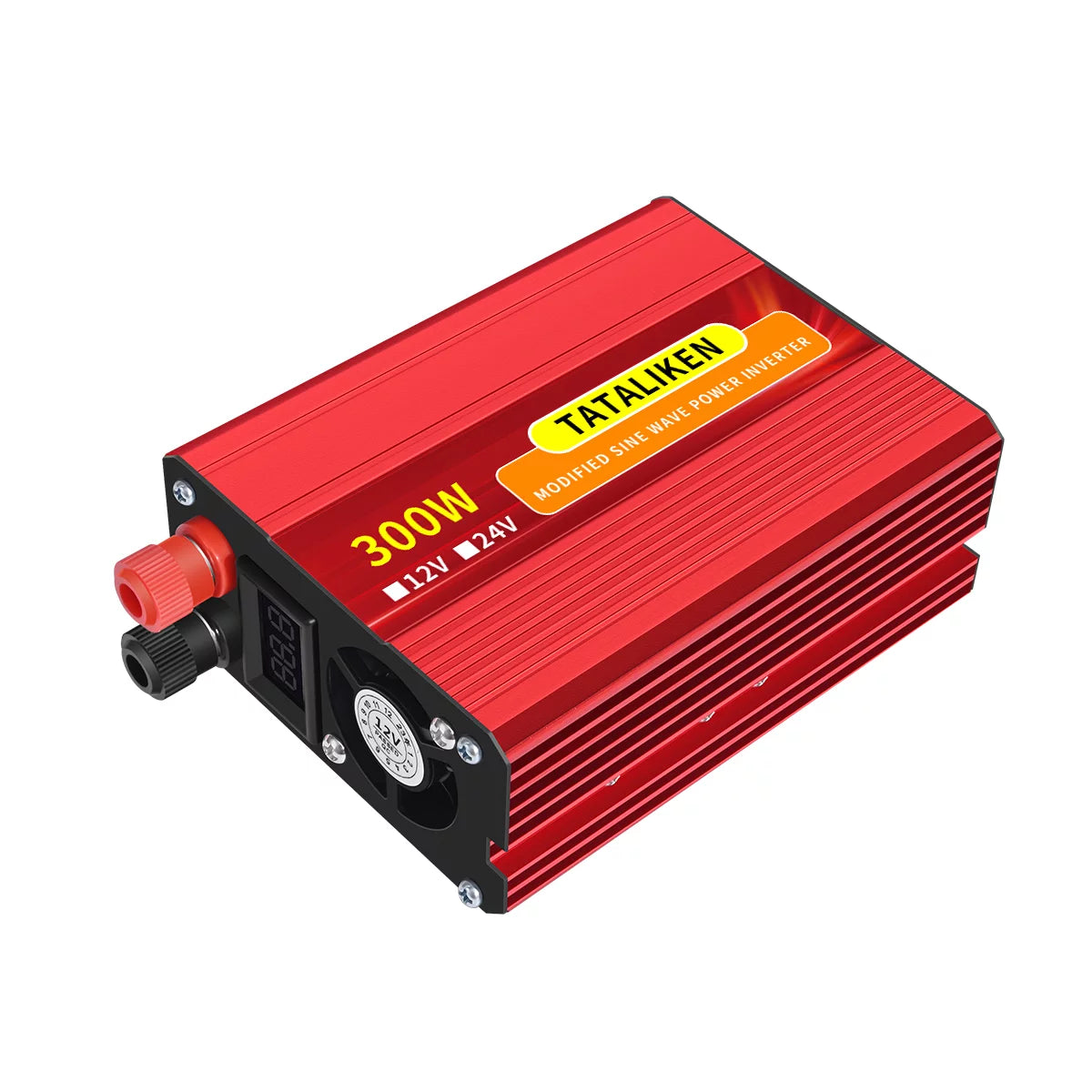 300 Watts Power Inverter 12V DC to 110V AC Car Plug Adapter Converter with LCD Display Dual USB Ports 2 AC Outlets M742
