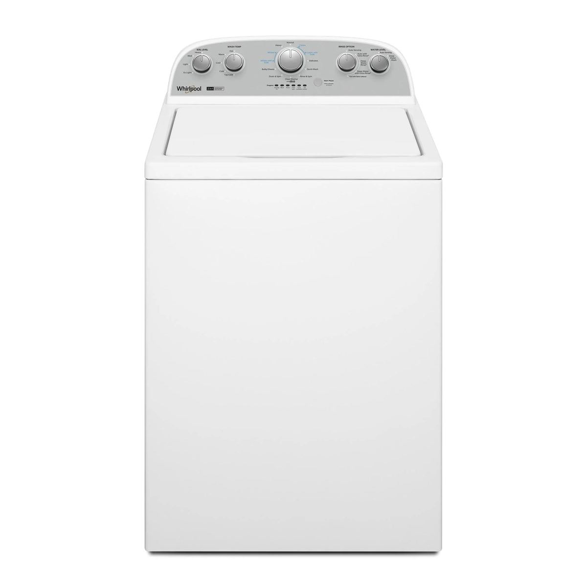 3.8 Cu Ft Top Load Washer with Removable Agitator X770